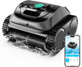 Cordless Robotic Pool Vacuum, Robotic Pool Cleaner with Wall Climbing, Upgraded Triple-Motor, 150Mins Runtime for Inground Pools up to 1614 Sq.Ft