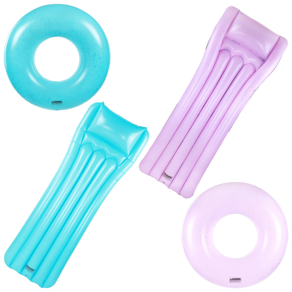 CBE-1105 Wild Child Swimming Pool Floats, Multicolor, 4 Pack