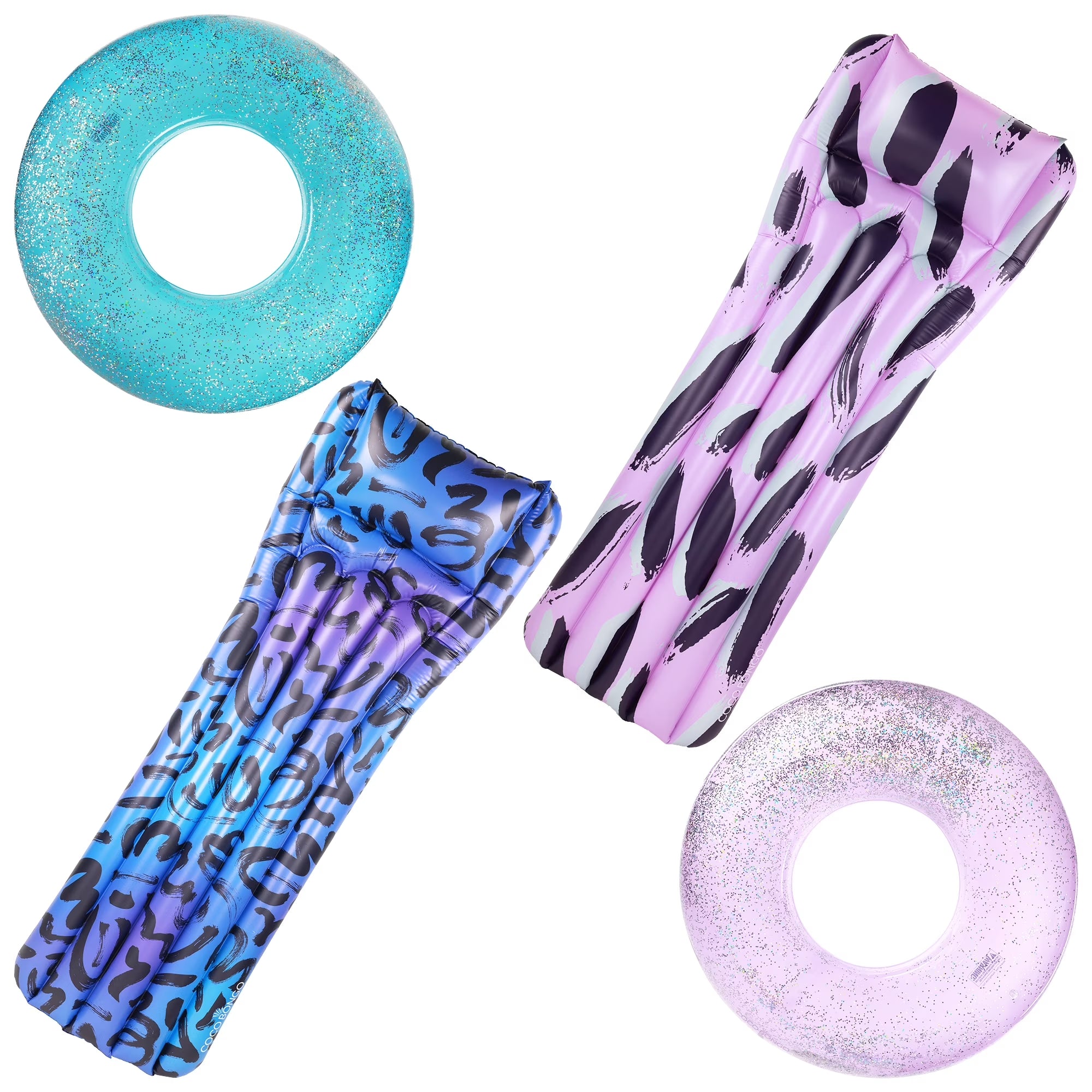 CBE-1105 Wild Child Swimming Pool Floats, Multicolor, 4 Pack