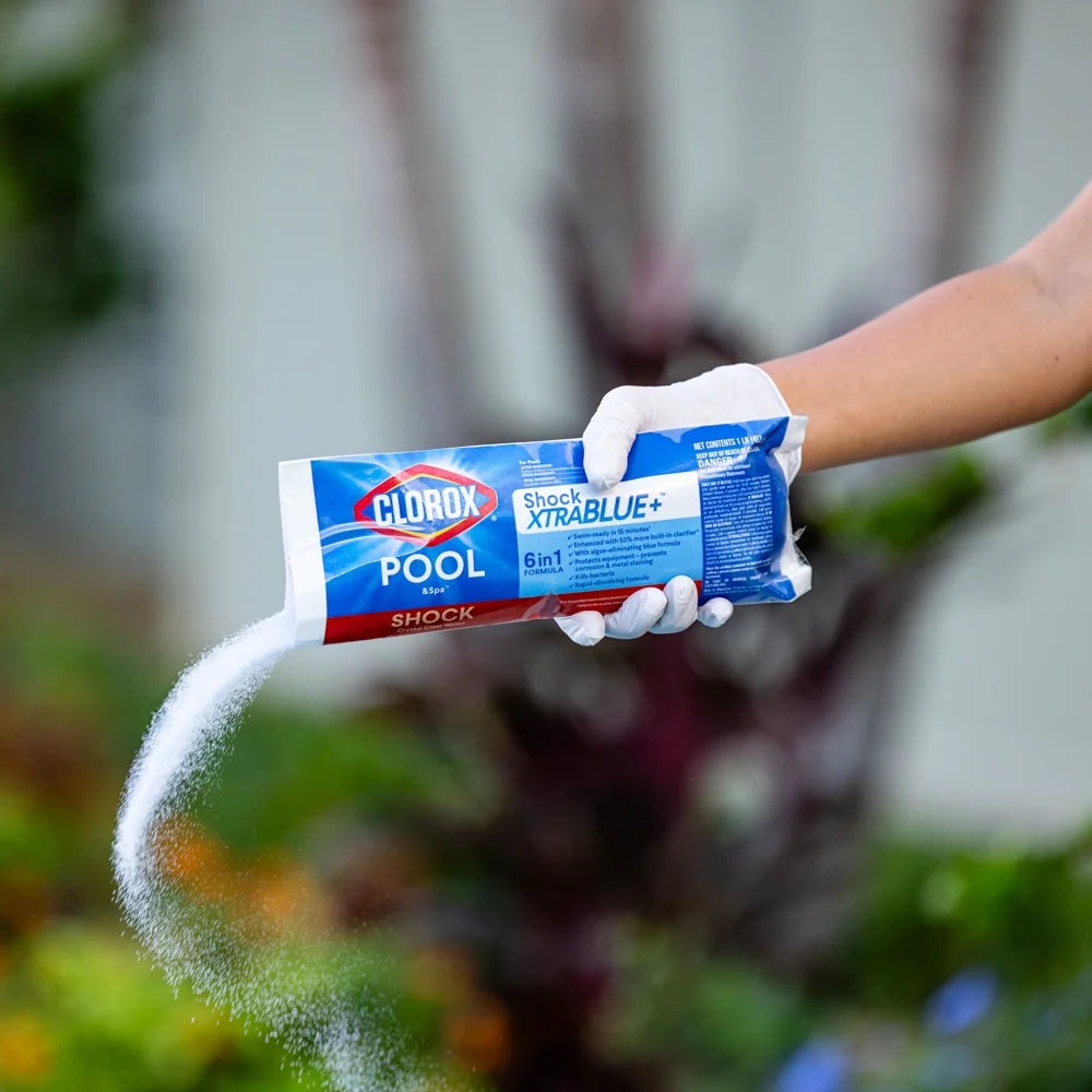 Shock Xtrablue+ Granules Swimming Pool Shock, 1Lb for Sanitization