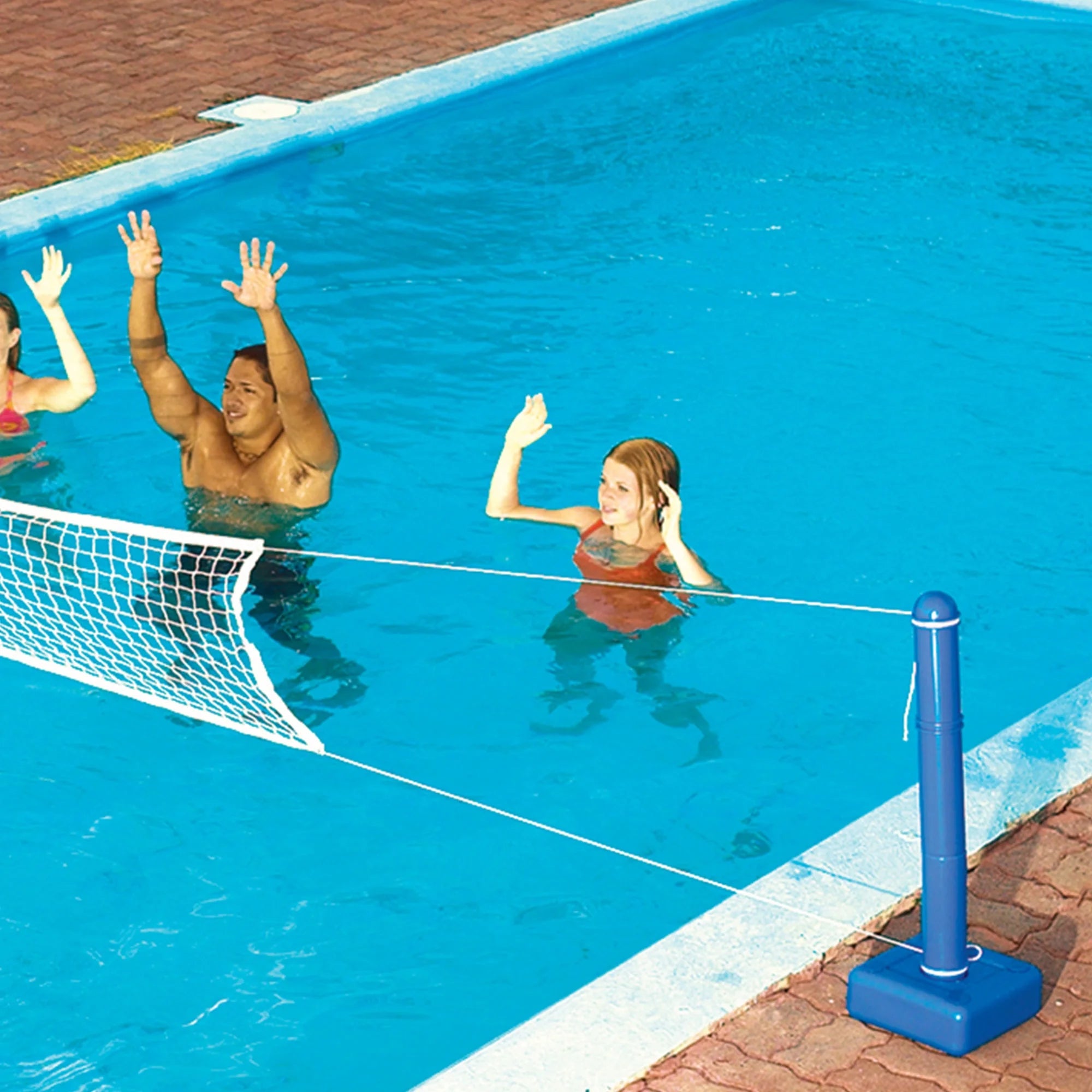 Cross Inground Swimming Pool Fun Volleyball Net Game Water Set