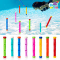 JOYIN 8 Packs Pool Toys, Shark Underwater Diving Toys, Colorful Swimming Toys Sinking Throwing for Kids Gifts Summer Swim Dive Training Water Fun Pool Games(Sharks)