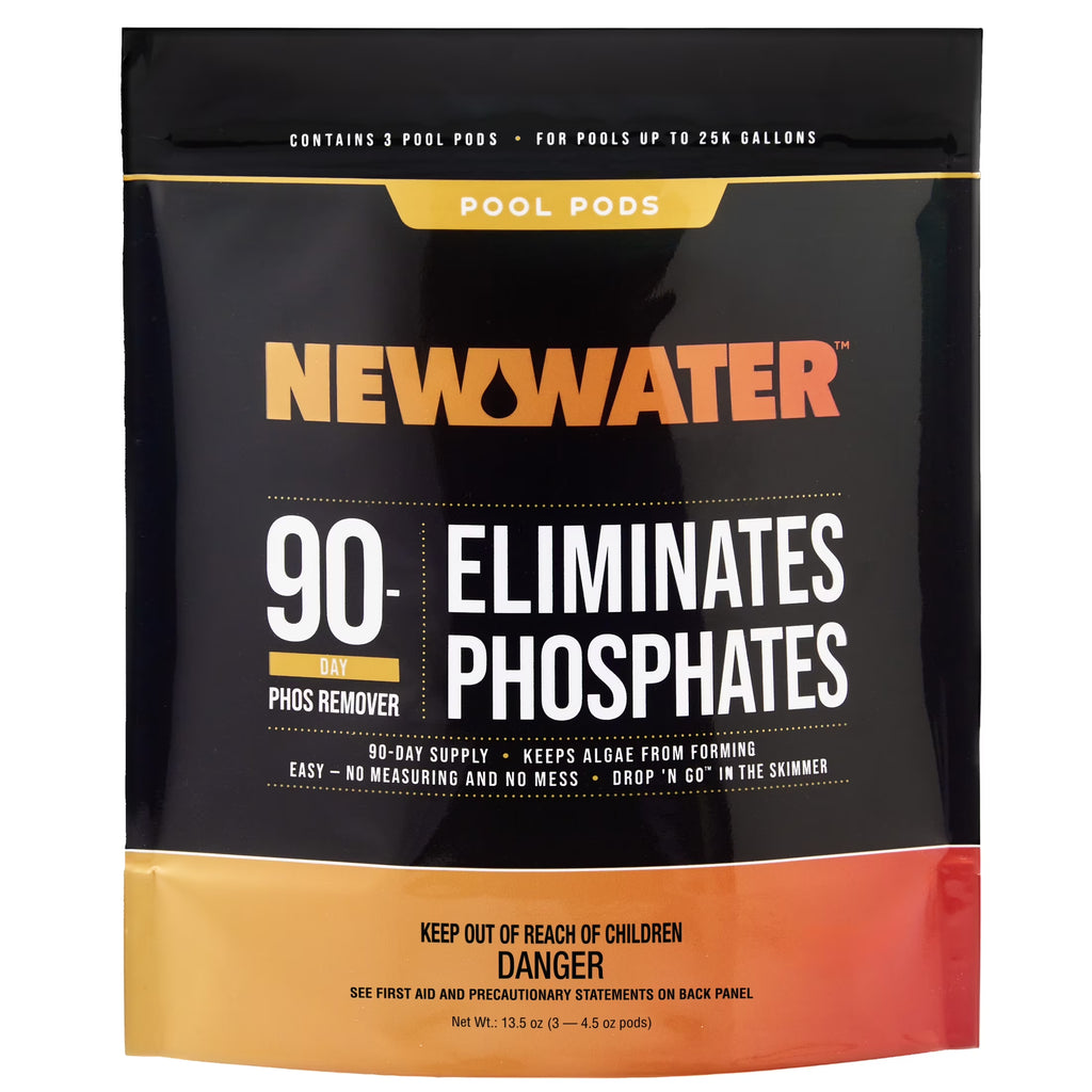 90-Day Phosphate Remover Pool Pods, Dry Concentrated Formula for Swimming Pools, 3 Pack