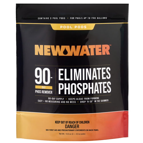90-Day Phosphate Remover Pool Pods, Dry Concentrated Formula for Swimming Pools, 3 Pack