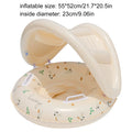 1PC Bear & Rabbit Canopy Arm Float - Thickened Inflatable Pool Float for Summer, Beach & Pool Parties