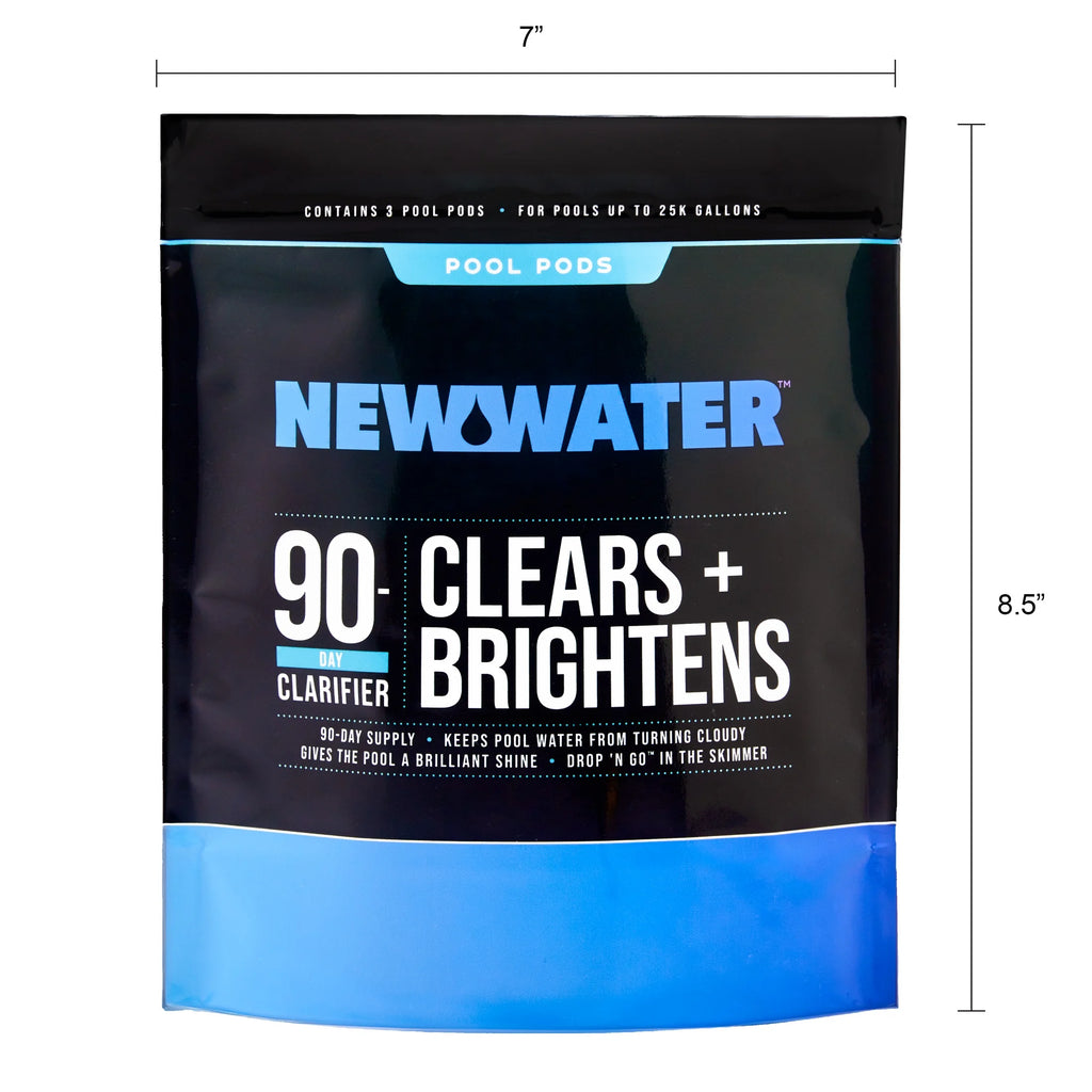 90-Day Water Clarifier Pool Pods for Swimming Pools (3 Pack)