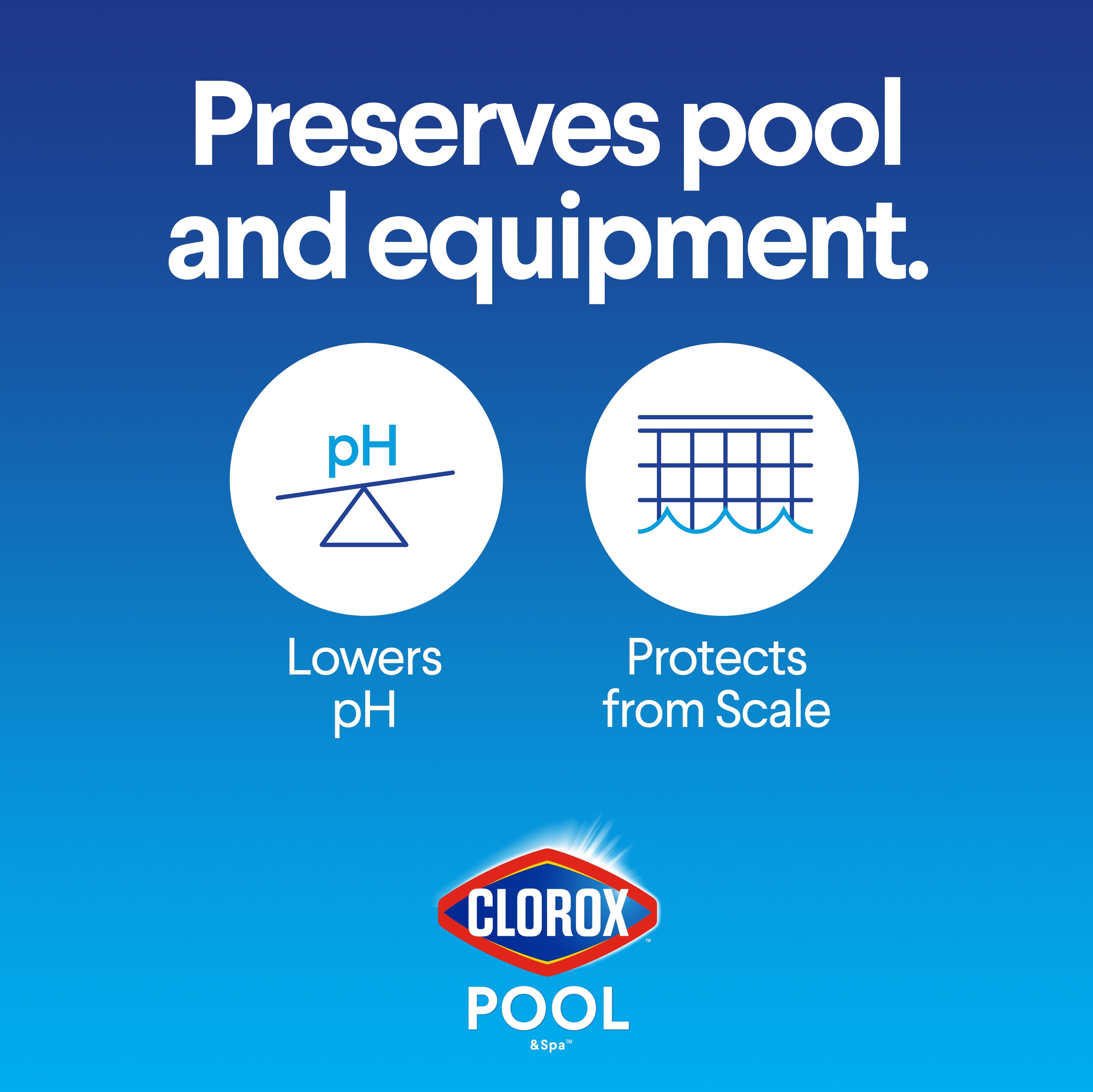 Ph Down, Reduces Ph in Swimming Pools, 5 Lb Bag, Granules