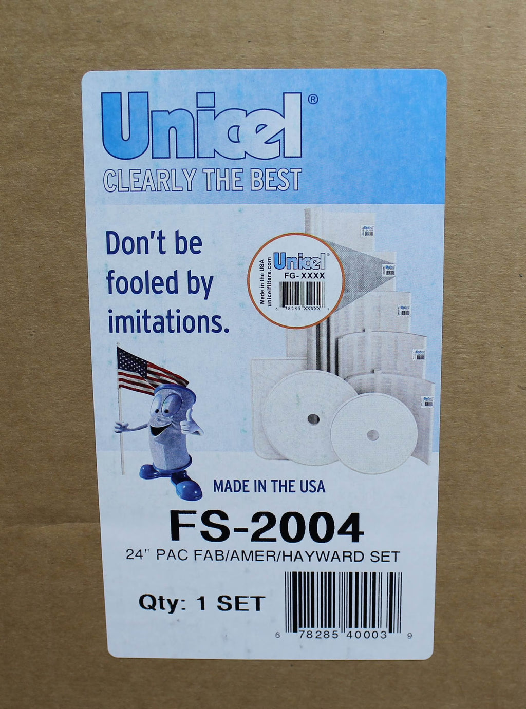 FS-2004 48 Sq Ft Replacement DE Grid Pool Filter, 2 Full Sets