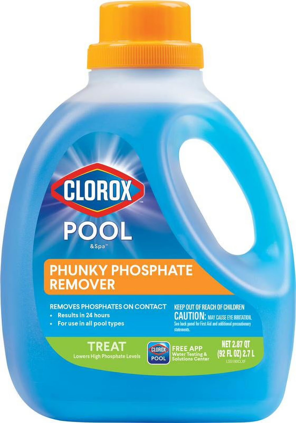 Liquid Phunky Phosphate Remover Pool Clarifier Chemicals for Swimming Pools, 92 Oz Bottle