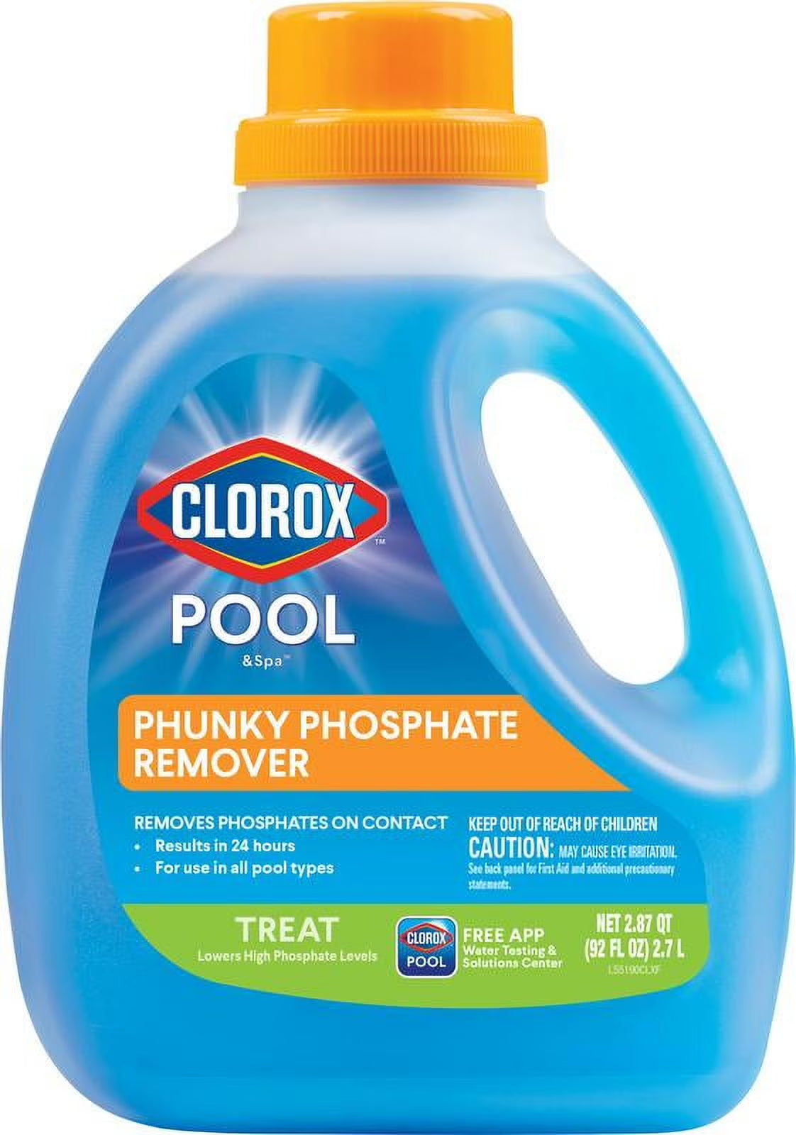 Liquid Phunky Phosphate Remover Pool Clarifier Chemicals for Swimming Pools, 92 Oz Bottle