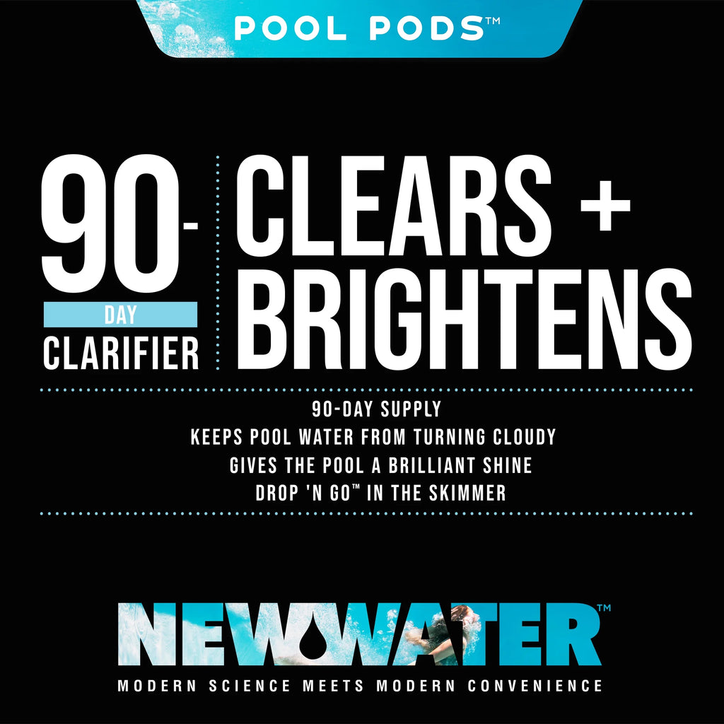 90-Day Water Clarifier Pool Pods for Swimming Pools (3 Pack)