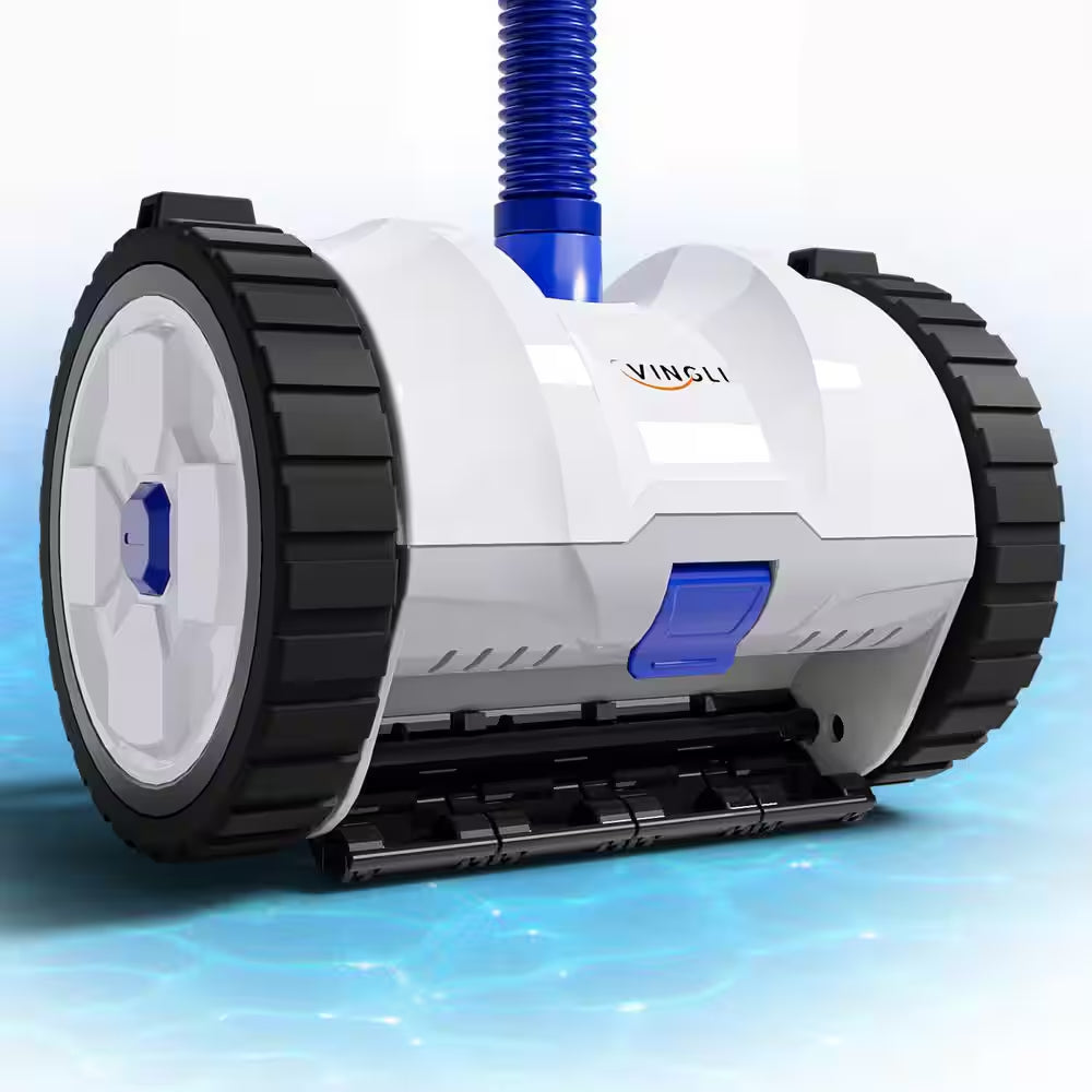 Automatic Suction Pool Vacuum for Plat Pool Climbs Walls with 39. 6Ft Hose