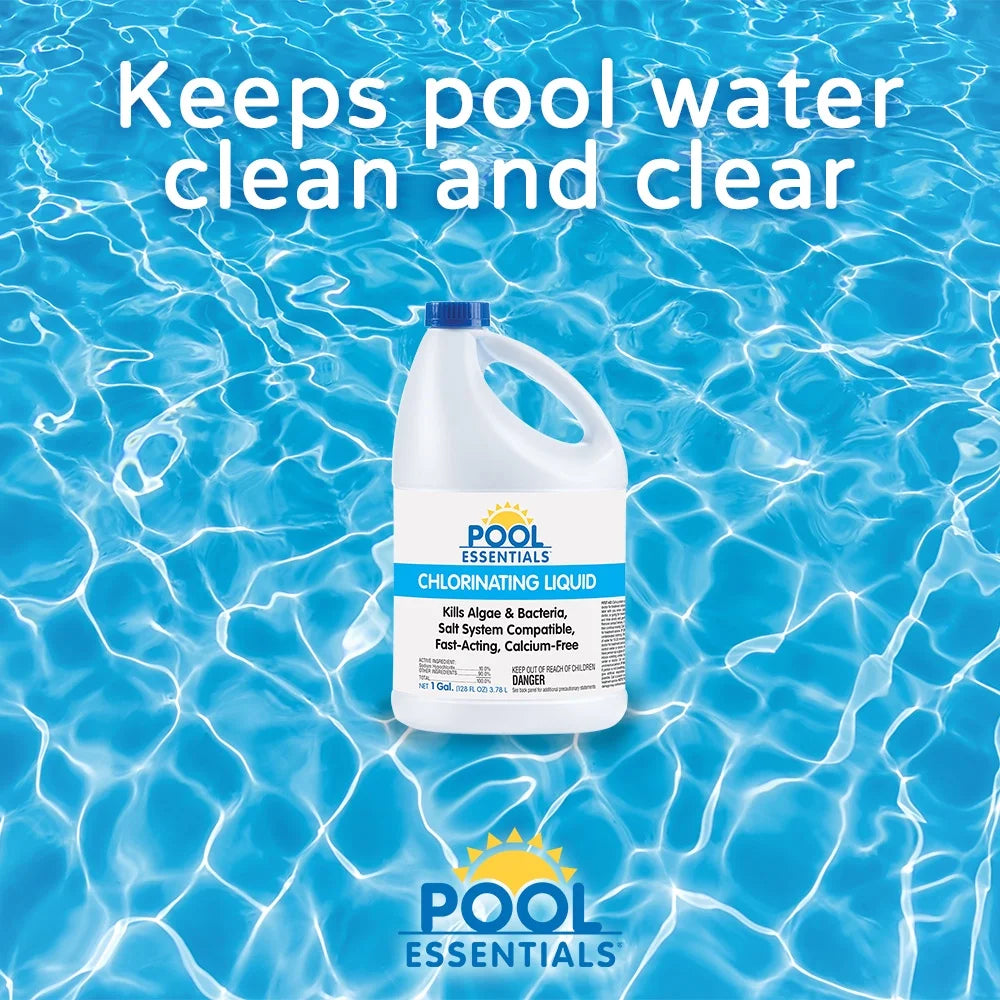 (2 Pack)  Chlorinating Liquid for Swimming Pools, 1 Gallon
