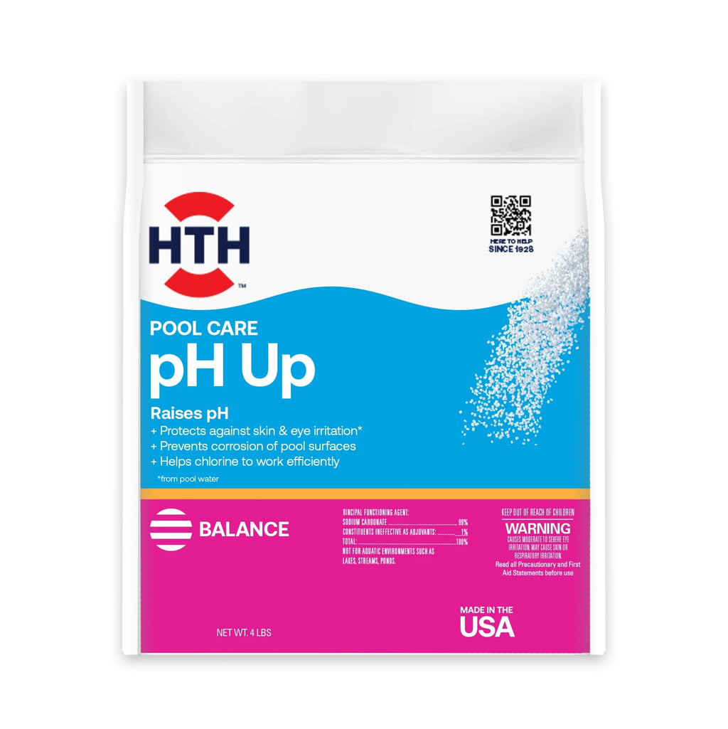 Pool Care Ph up — Powder, 4 Lb — Pool Chemical Ph Increaser to Balance Chemistry and Improve Water Clarity