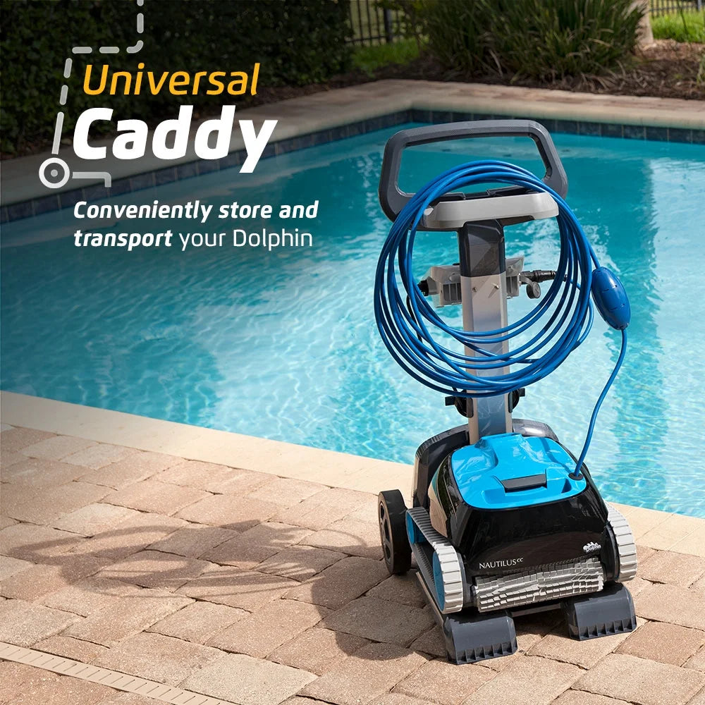 Nautilus CC Robotic Pool Vacuum Cleaner with Universal Caddy — Easy to Transport and Store Your  — Ideal for Above/In-Ground Pools up to 33 FT in Length