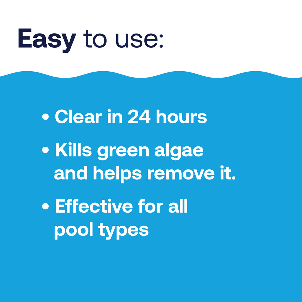 Green to Blue Pool Shock Kit — Granules (Form), 4 Lb — Pool Shock Treatment for Algae Removal and Water Clarification