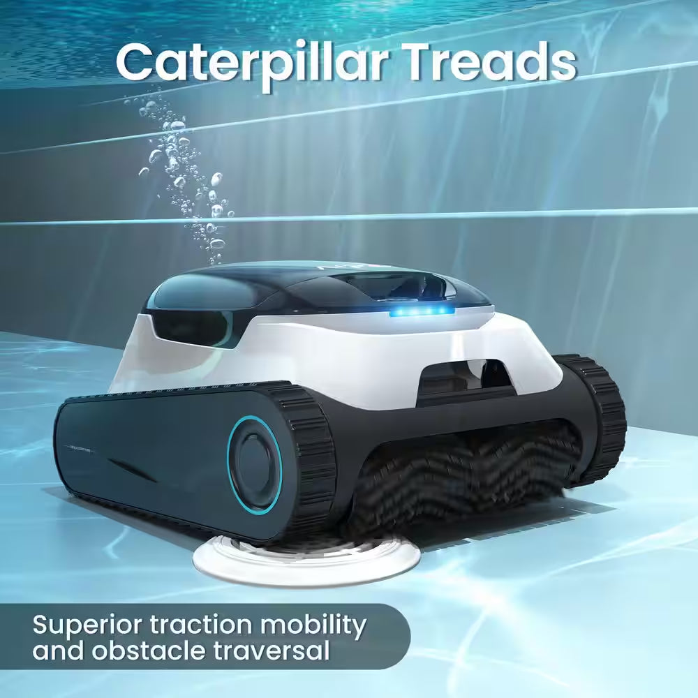 Scuba N1 Cordless Robotic Pool Vacuum-Automatic Pool Vacuum for In-Ground Pools up to 1600 Sq. Ft. White