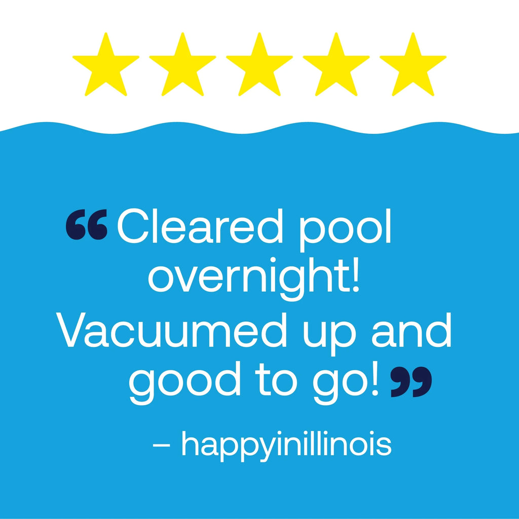 Drop Out Flocculant — 28 Oz Liquid Pool Clarifier — Removes Fine Particles to Clear Cloudy Water