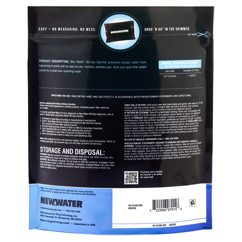 90-Day Water Clarifier Pool Pods for Swimming Pools (3 Pack)