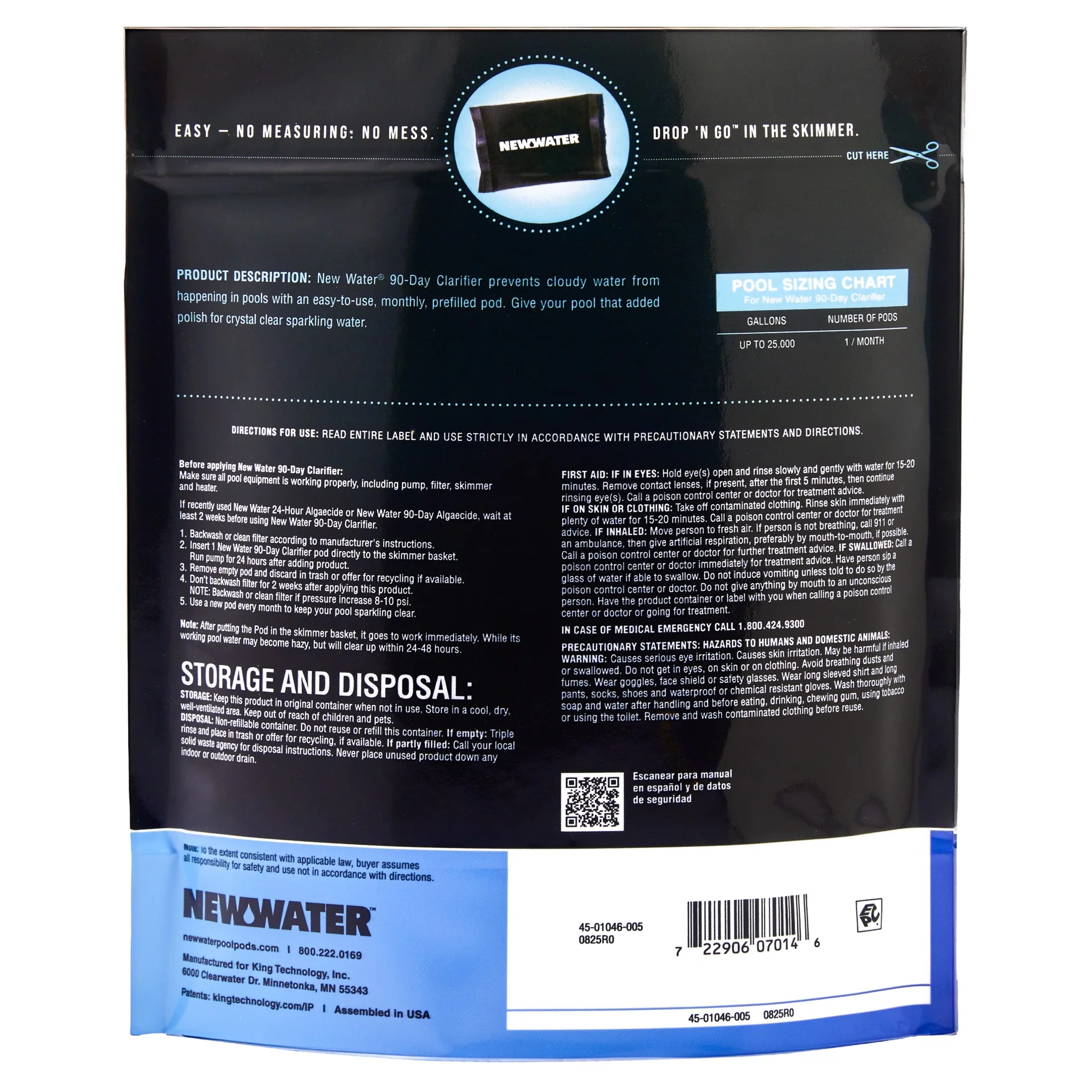 90-Day Water Clarifier Pool Pods for Swimming Pools (3 Pack)