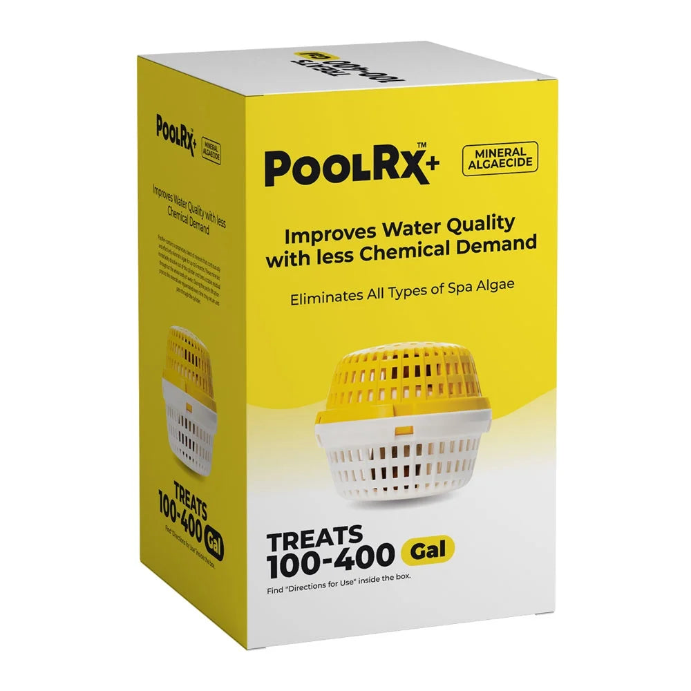 (2 Pack) + Yellow/White 6-Month Swimming Pool & Spa Mineral Algaecide, 1 Tablet Treats 100-400 Gallons