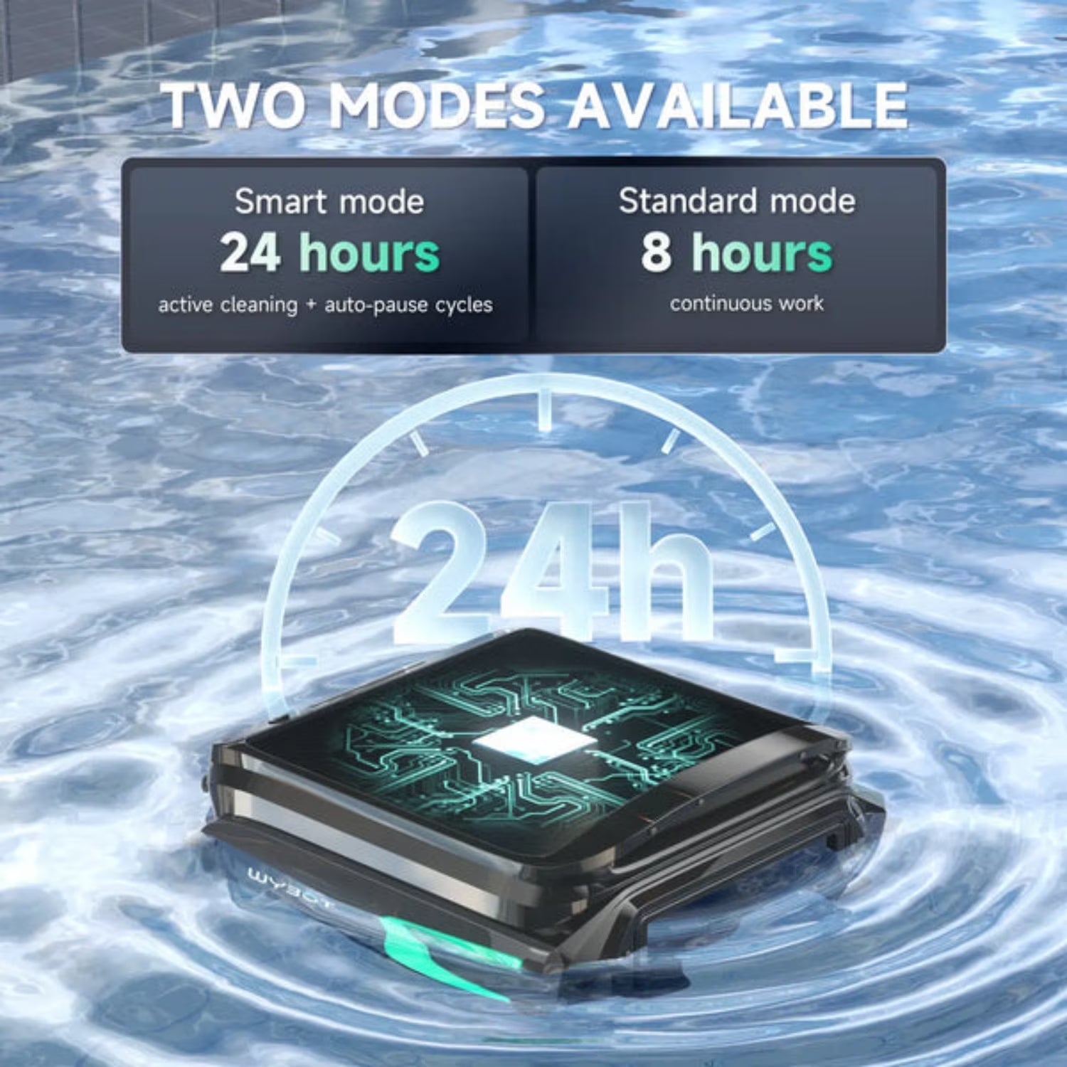F1 Solar-Powered Robotic Pool Skimmer, Automatic Surface Cleaner