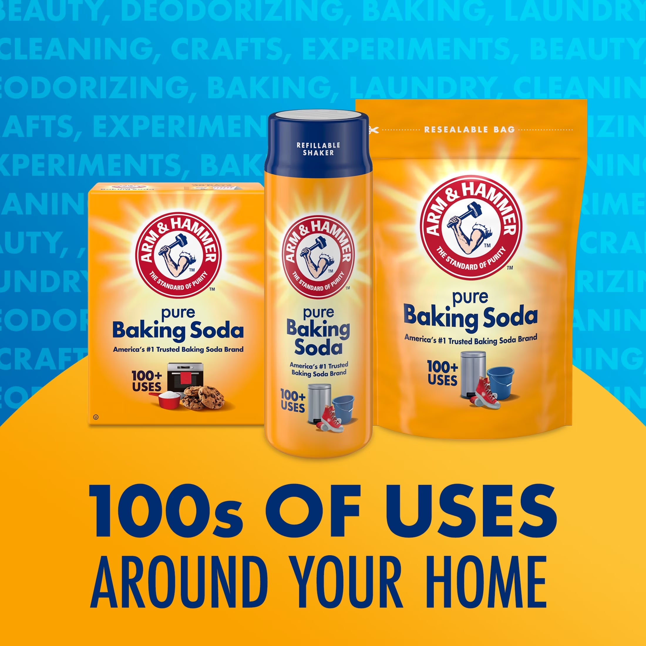 Pure Baking Soda, for Baking, Cleaning & Deodorizing, Pool 10.8 Lb Bag