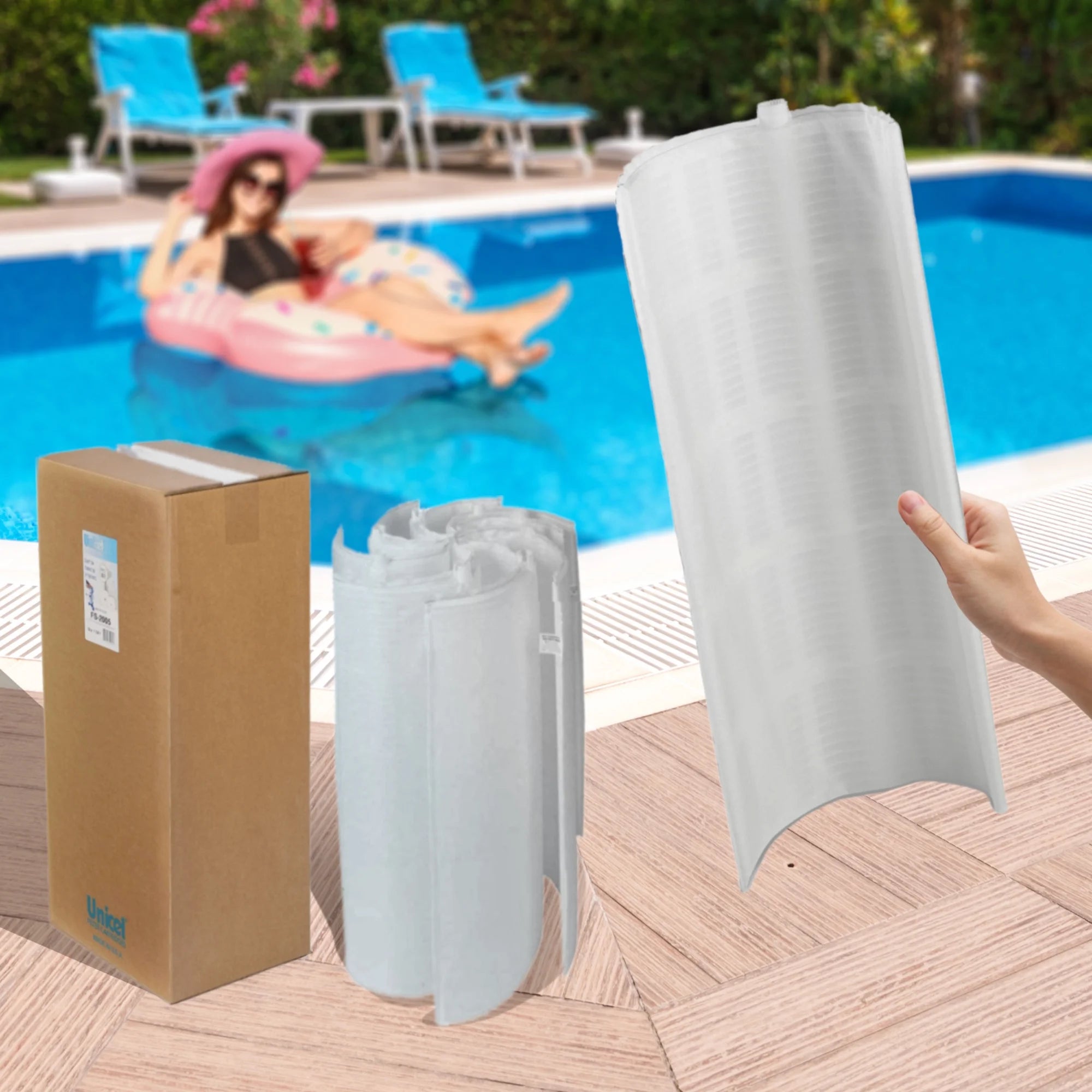 FS-2003 36 Sq Ft Replacement DE Grid Swimming Pool Filter, Full Set