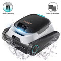 Scuba N1 Cordless Robotic Pool Vacuum-Automatic Pool Vacuum for In-Ground Pools up to 1600 Sq. Ft. White